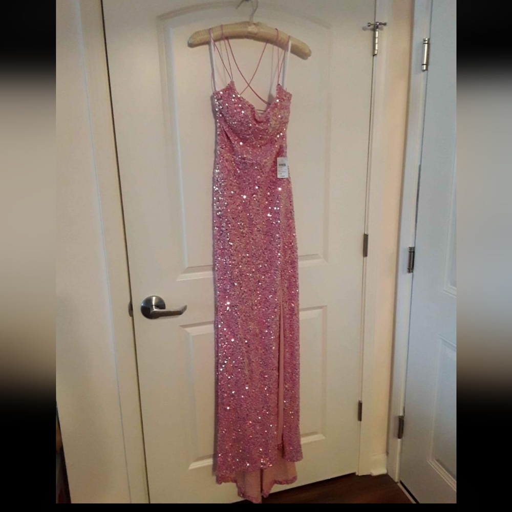 Windsor Pink Prom Dress SMALL